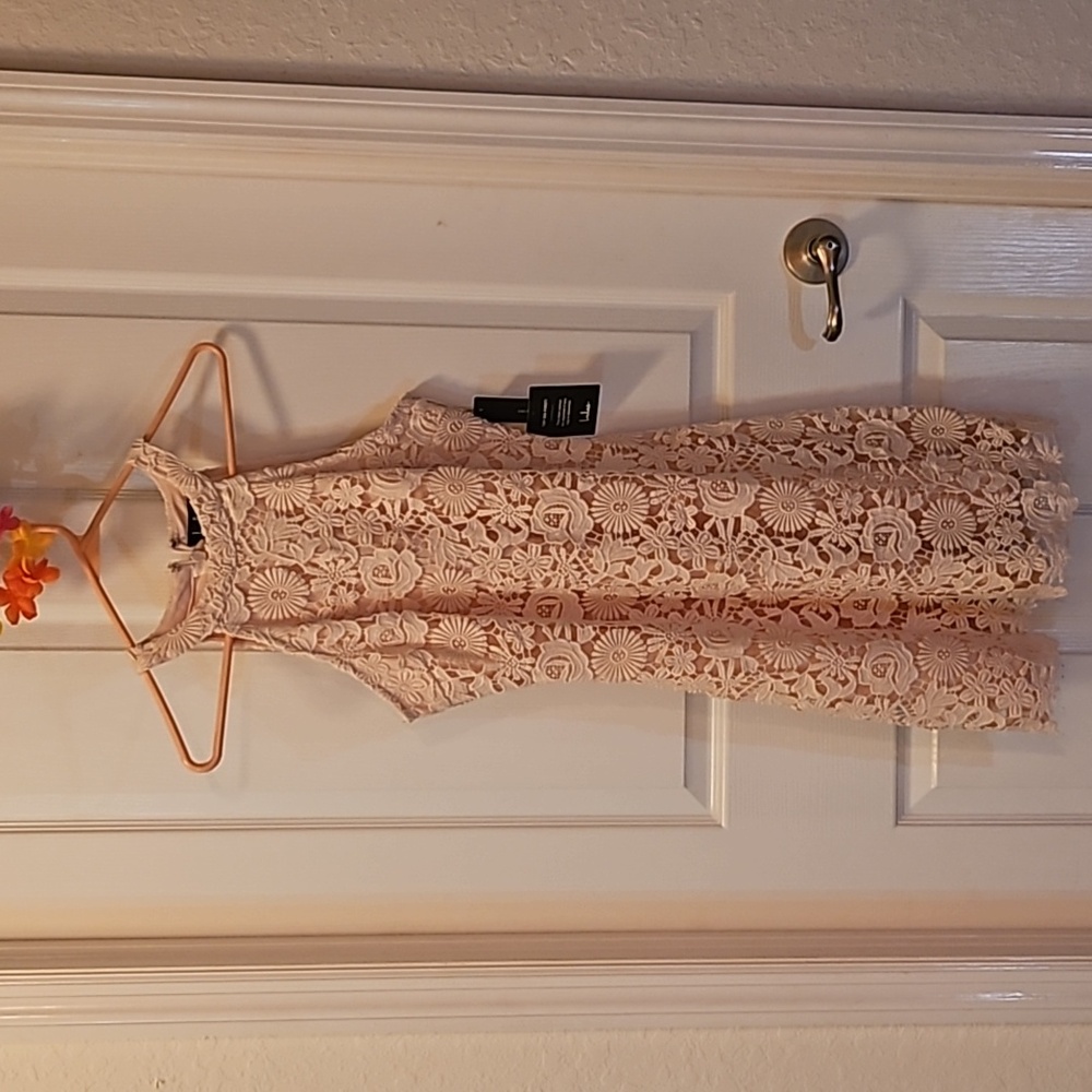 NWT Lulus Lace Embossed Dress